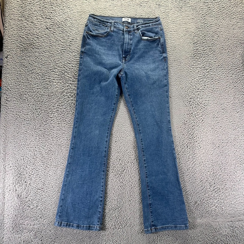 Kensie Vintage Luxe The Tessa Jeans Womens 8 Blue Cotton Denim Bootcut Stretch